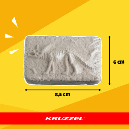 Kruzzel 6-in-1 Dinosaurus Opzeggingsset - Educatieve Fossielen Set