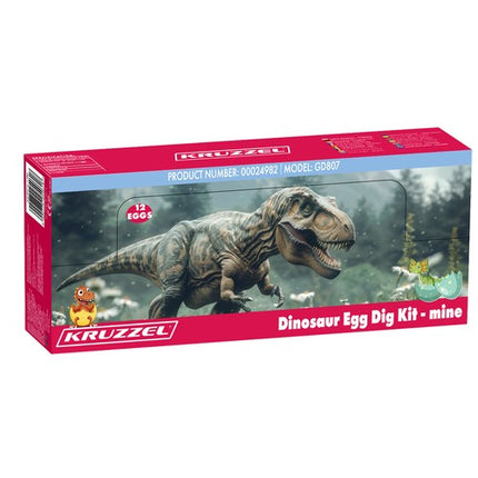 Dino Opgraafset met 12 Unieke Dinosaurussen