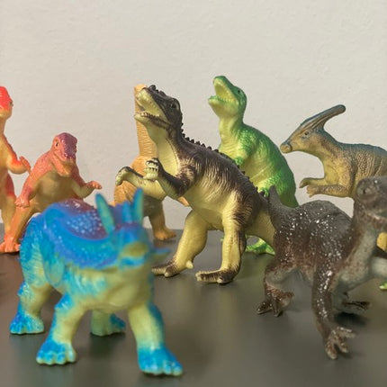 Kruzzel Dinosaurus Figurenset - 12-Delig - Prehistorisch Speelgoed