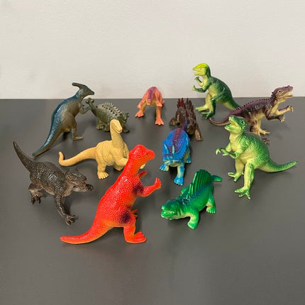 Kruzzel Dinosaurus Figurenset - 12-Delig - Prehistorisch Speelgoed