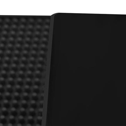 Ruhhy Afdruipmat - 45 x 30 cm - Antislip - Vaatwasserbestendig - Zwart