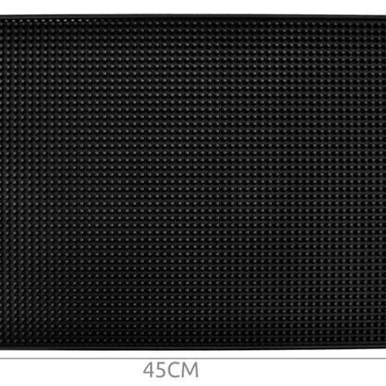 Ruhhy Afdruipmat - 45 x 30 cm - Antislip - Vaatwasserbestendig - Zwart