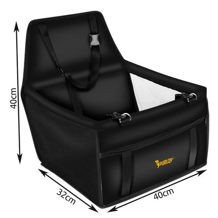 Purlov Autostoel voor Huisdieren - Honden- en Kattenmand - 40x40 cm