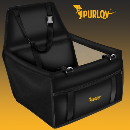 Purlov Autostoel voor Huisdieren - Honden- en Kattenmand - 40x40 cm