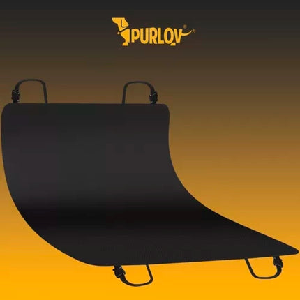 Purlov Hondendeken voor Auto - 144 x 144 cm - Waterdicht - Zwart