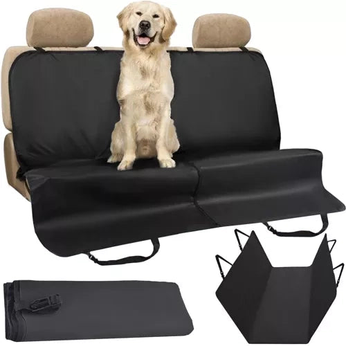 Purlov Hondendeken voor Auto - 144 x 144 cm - Waterdicht - Zwart