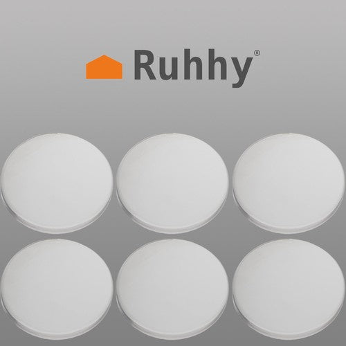 Ruhhy Deurstoppers - 6 stuks - Zelfklevend - Transparant - 4 cm