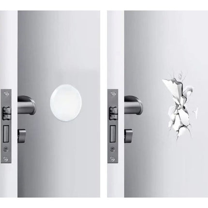 Ruhhy Deurstoppers - 6 stuks - Zelfklevend - Transparant - 4 cm
