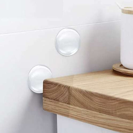 Ruhhy Deurstoppers - 6 stuks - Zelfklevend - Transparant - 4 cm
