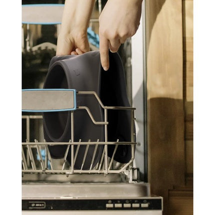 Purlov Dubbele Voerbak - 2 x 450 ml - RVS met Siliconen Antisliphouder