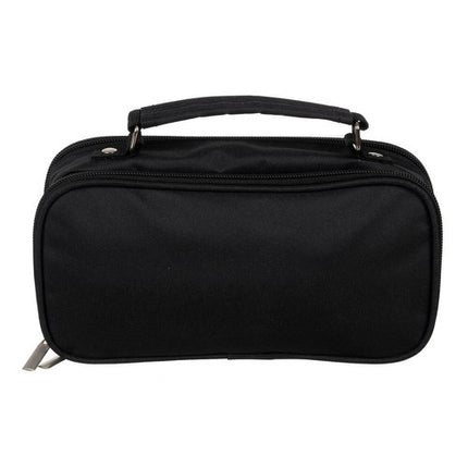 Maaleo Dubbelvaks Etui - 23 cm - Zwart - Ruime School etui
