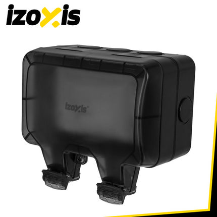 Izoxis Dubbel Buitenstopcontact - IP66 - 16A - 3680W - Waterdicht
