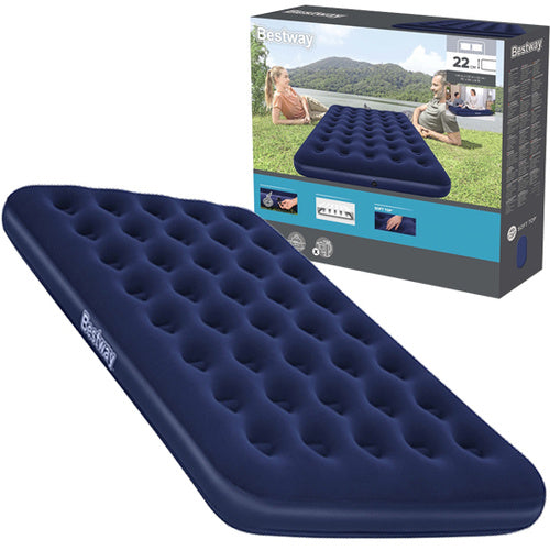 Bestway Tweepersoons Luchtbed - 191 x 137 x 22 cm - Blauw