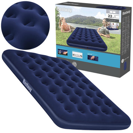 Bestway Tweepersoons Luchtbed - 191 x 137 x 22 cm - Blauw