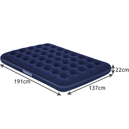 Bestway Tweepersoons Luchtbed - 191 x 137 x 22 cm - Blauw