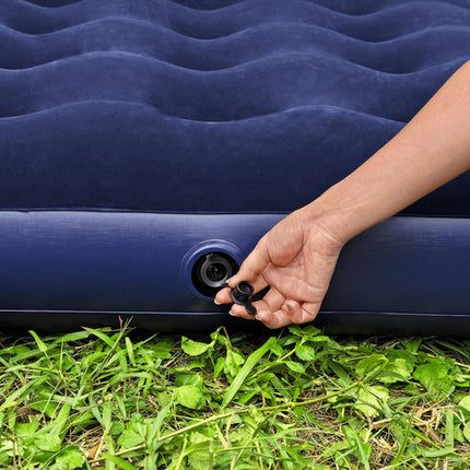Bestway Tweepersoons Luchtbed - 203 x 183 x 22 cm - Blauw