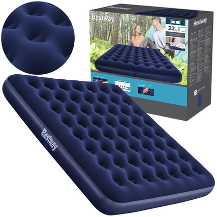 Bestway Tweepersoons Luchtbed - 203 x 183 x 22 cm - Blauw