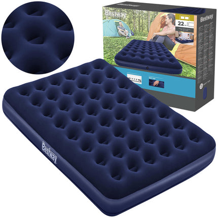 Bestway Tweepersoons Luchtbed - 203 x 152 x 22 cm - Blauw