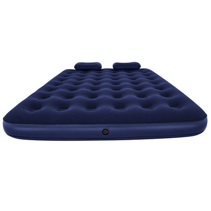 Bestway Tweepersoons Luchtbed met Pomp en Kussens - 203 x 152 x 22 cm - Blauw