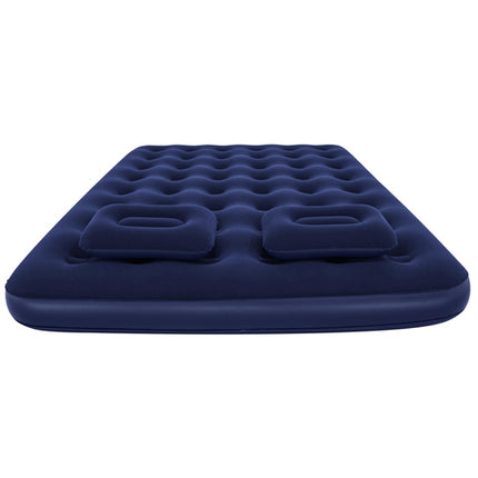 Bestway Tweepersoons Luchtbed met Pomp en Kussens - 203 x 152 x 22 cm - Blauw