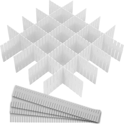 Ruhhy Ladeverdeler Set - 4 Stuks - Verstelbaar - Beige