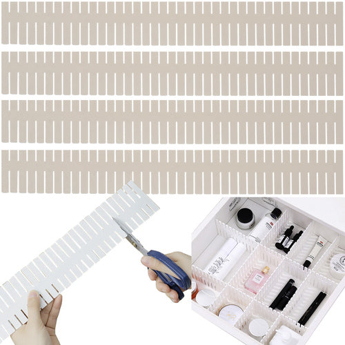 Ruhhy Ladeverdeler Set - 4 Stuks - Verstelbaar - Beige