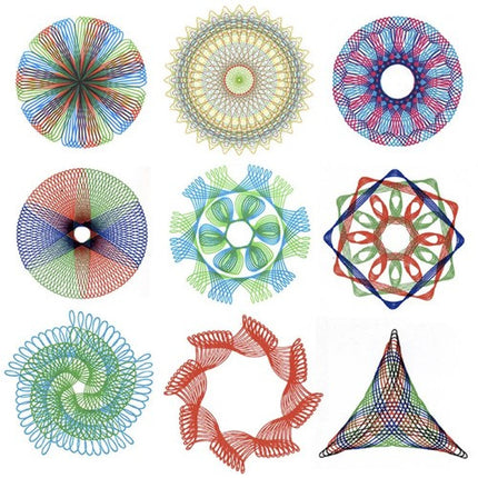 Maaleo Spirograph Tekenset - 35-delig - Voor Creatieve Patronen