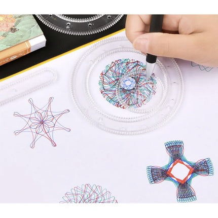 Maaleo Spirograph Tekenset - 35-delig - Voor Creatieve Patronen