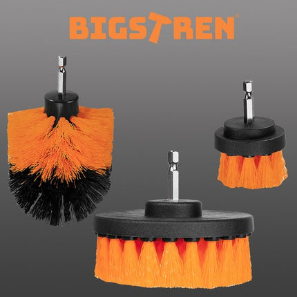 Bigstren Schoonmaakborstels - 4-delige Set - Voor Boormachine
