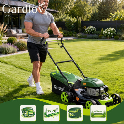 Gardlov DriveX Benzine Grasmaaier - 149cc - Zelfrijdend - 40,6 cm