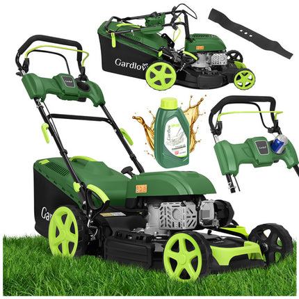Gardlov DriveXPro Benzine Grasmaaier - 196cc - Zelfrijdend - 4-in-1 - 51 cm