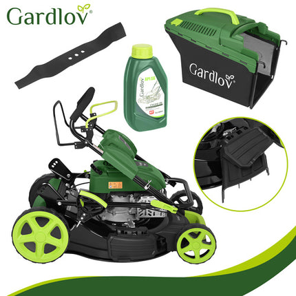 Gardlov DriveXPro Benzine Grasmaaier - 196cc - Zelfrijdend - 4-in-1 - 51 cm