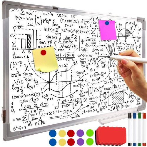 Maaleo Magneetbord - 60x40 cm - Whiteboard - Inclusief Accessoires