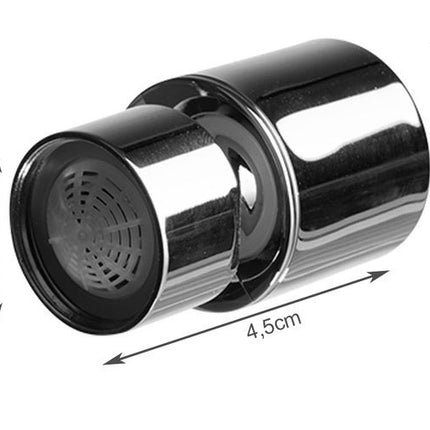 Eco Kraan Perlator met Kogelgewricht - 2 Standen - M22 - Chroom