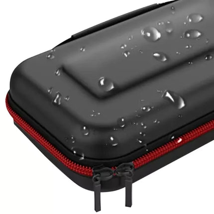 Dunmoon Draagbare Consolekoffer - Hard-Shell - Met Spelopslag - Zwart/Rood
