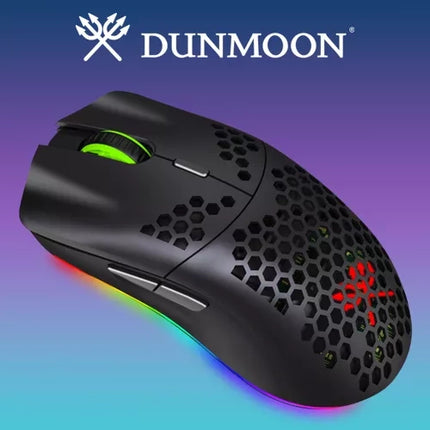 Dunmoon Draadloze Gaming Muis - 2400 DPI - 6 Knoppen - RGB