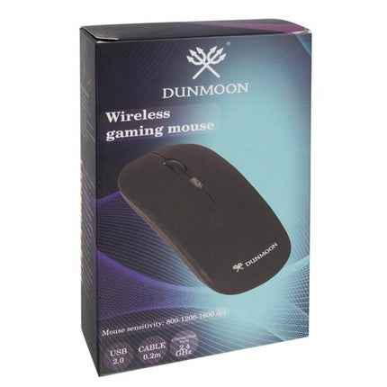 Dunmoon Draadloze Gaming Muis - Stil - Oplaadbaar - RGB Verlichting