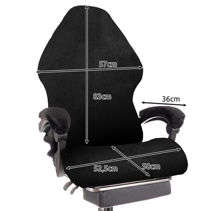 Dunmoon Gaming Stoelhoes - Universeel - Voor Bureaustoel - Zwart - 4-Delig