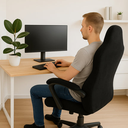 Dunmoon Gaming Stoelhoes - Universeel - Voor Bureaustoel - Zwart - 4-Delig