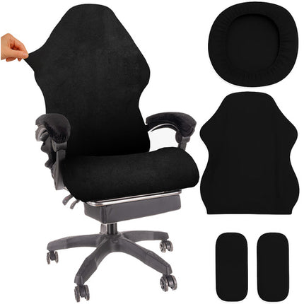 Dunmoon Gaming Stoelhoes - Universeel - Voor Bureaustoel - Zwart - 4-Delig