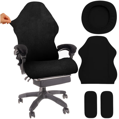 Dunmoon Gaming Stoelhoes - Universeel - Voor Bureaustoel - Zwart - 4-Delig