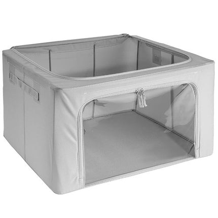 Ruhhy Opbergboxen voor Beddengoed - Set van 2 - 24 Liter - Grijs