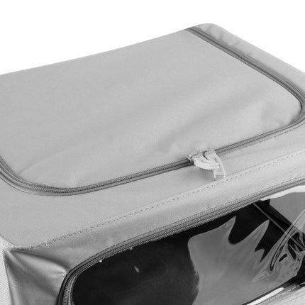 Ruhhy Opbergboxen voor Beddengoed - Set van 2 - 24 Liter - Grijs