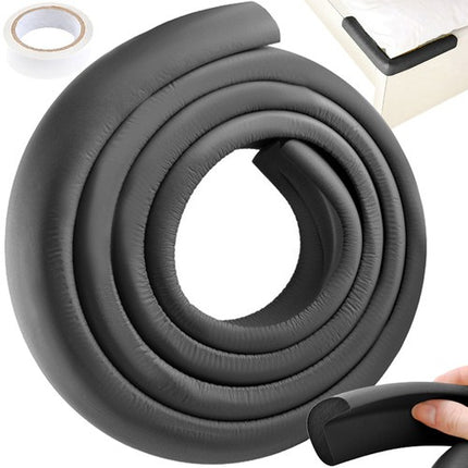 Ruhhy Randbescherming - Schuimrubber Stootrand - 200 cm - Zwart