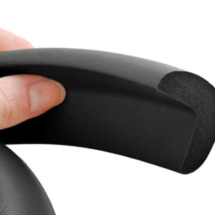 Ruhhy Randbescherming - Schuimrubber Stootrand - 200 cm - Zwart