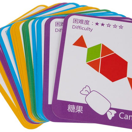 Kruzzel Educatieve Puzzel - Geometrische Vormen - 155-Delig