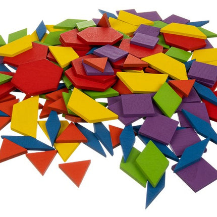 Kruzzel Educatieve Puzzel - Geometrische Vormen - 155-Delig