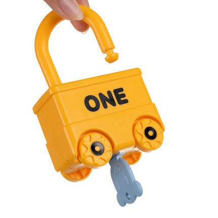 Kruzzel Educatieve Auto's met Slot - 6-delige Puzzelset