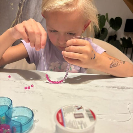 Elastisch draad voor kralen en sieraden maken  40 M | Wit | 1mm Dikte