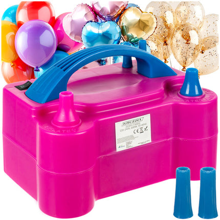 Kruzzel Elektrische Ballonpomp - 600W - Met 2 Opzetstukken